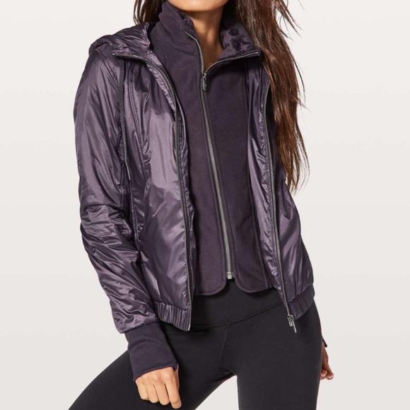 lululemon athletica Jackets & Blazers - Lululemon Scuba Hoodie *Glyde - Boysenberry
